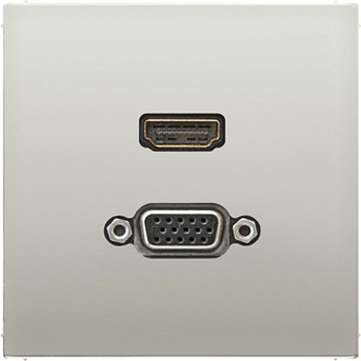 Actual product image JUNG HDMI socket outlet LS UPmont channel MAES1173
