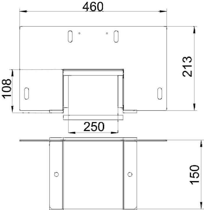 Produktbild OBO Bettermann OBO BSKM-WA 1025 Wandanschluss I120 f. Wand- u. Deckenmontag (Diverse)