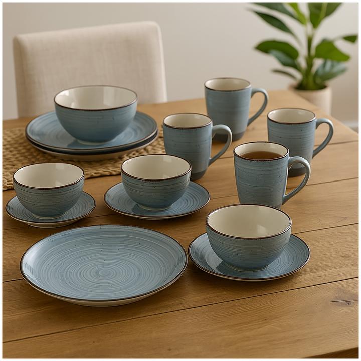 Actual product image NTK-Collection Geschirrset 16-teilig blau Antonia (16 pcs.)