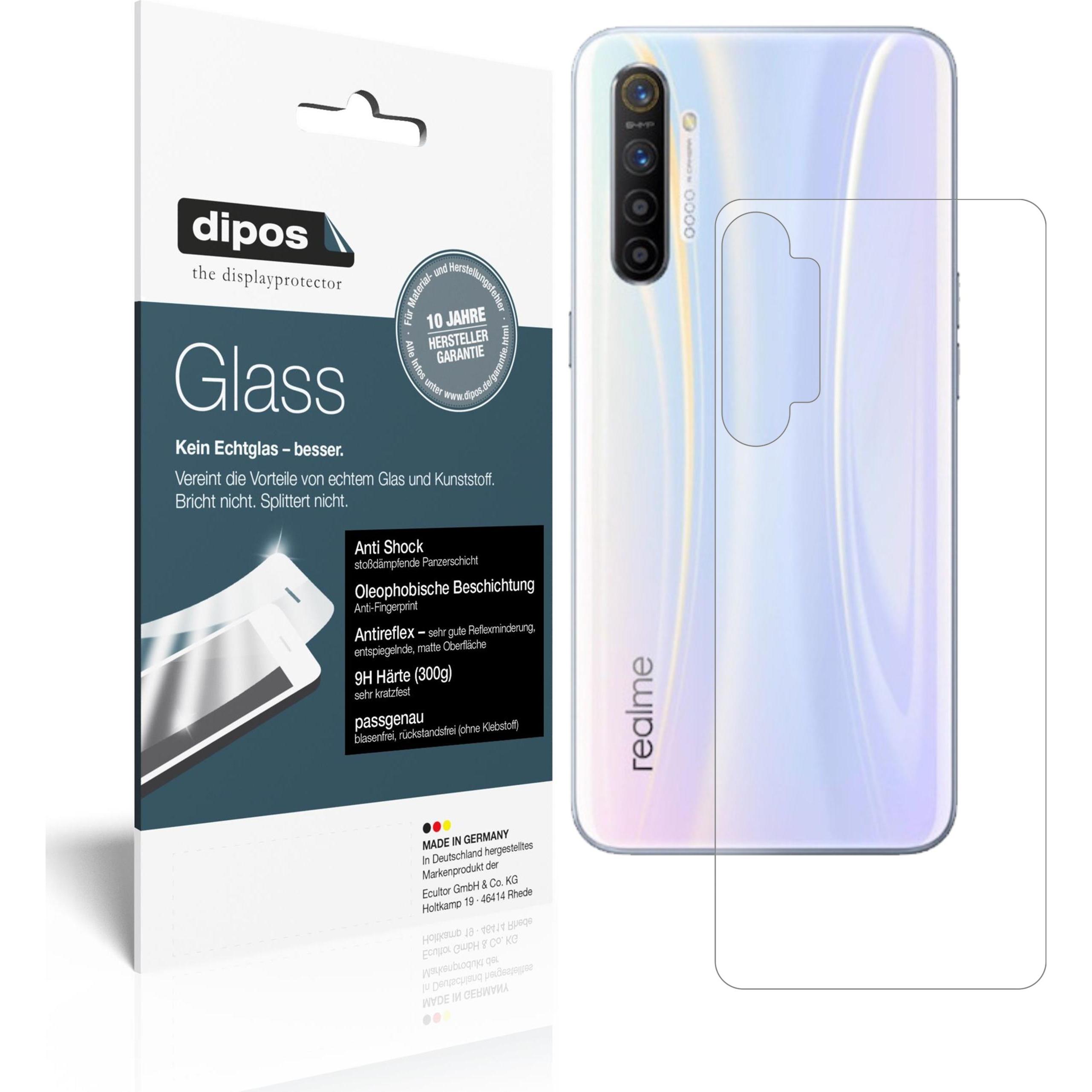 Dipos Displayschutz Anti-Shock (2 Stück, Realme XT), Smartphone Schutzfolie, Transparent