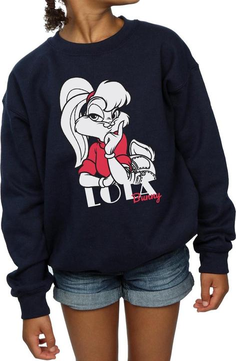 Immagine prodotto Looney Tunes Felpa da ragazza Classic Lola Bunny in cotone (140, 146)