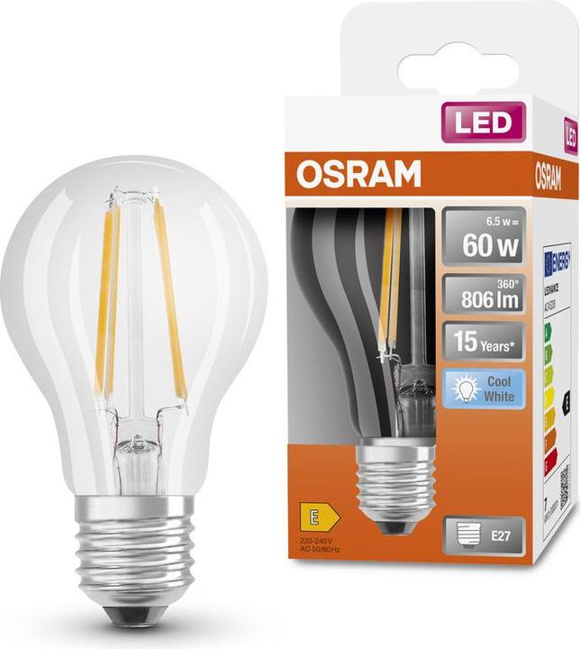 Produktbild Osram Led Retrofit Classic A (E27, 6.50 W, 806 lm, 1 x, E)