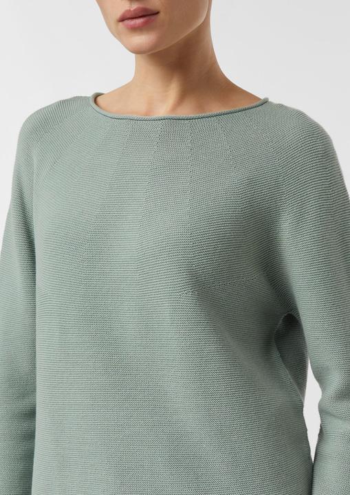 Image du produit Comma Strickpullover Cropped Strickpullover im Relaxed Fit mit Strukturmuster (36)