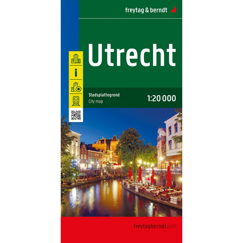 Utrecht, Stadtplan 1:20.000, freytag &, Landkarte