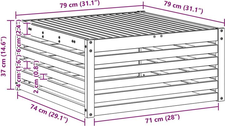 Produktbild vidaXL gartenmöbel