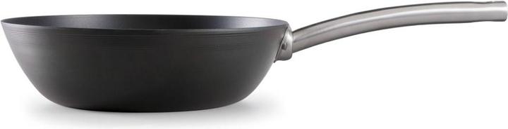 Skottsberg Wok Acier au carbone, 28 cm de diamètre, poignée en acier inoxydable (28 cm, Acier au carbone)
