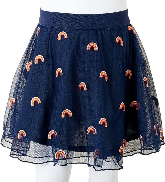 Immagine prodotto vidaXL Gonna da bambino con tulle blu navy 92,Materiale esterno: 100 (92)