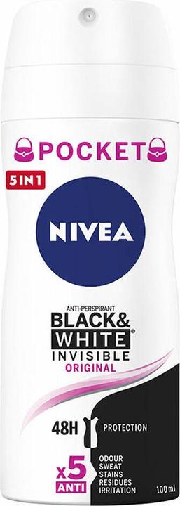 Image du produit NIVEA Spray invisible pour noir et blanc Original Pocket (Spray, 100 ml)