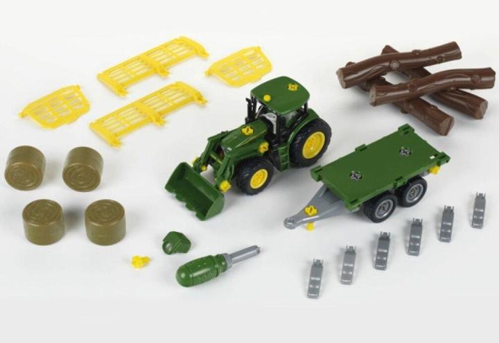 Immagine prodotto Theo Klein Trattore con carro di legno e fieno