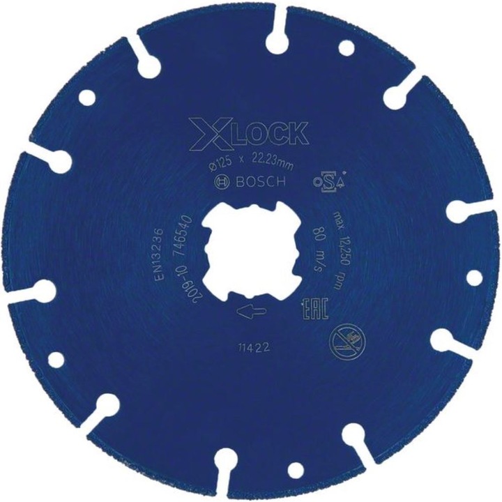 Produktbild Bosch Professional Zubehör EXPERT Diamond Metal Wheel X-LOCK Trennscheibe, 125 x 22,23 mm