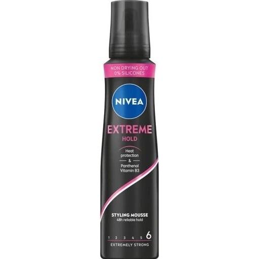 Nivea Donna Mousse Per Capelli, Tenuta Estrema (Styling Mousse) 150 Ml (Agente Schiumogeno, 150 Ml)
