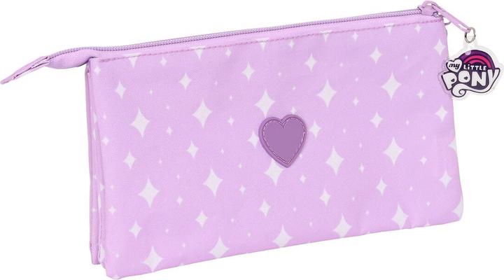 Actual product image My Little Pony purple triple multi-purpose pouch (22 x 12 x 3 cm)