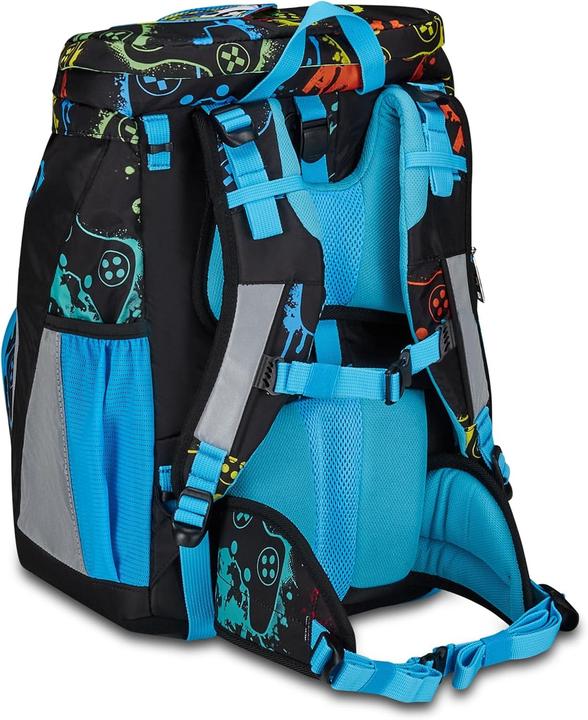 Actual product image SJ Gang Ergonomic Adjustable Backpack with Magnetic Closure and Reflective Inserts (24 l)