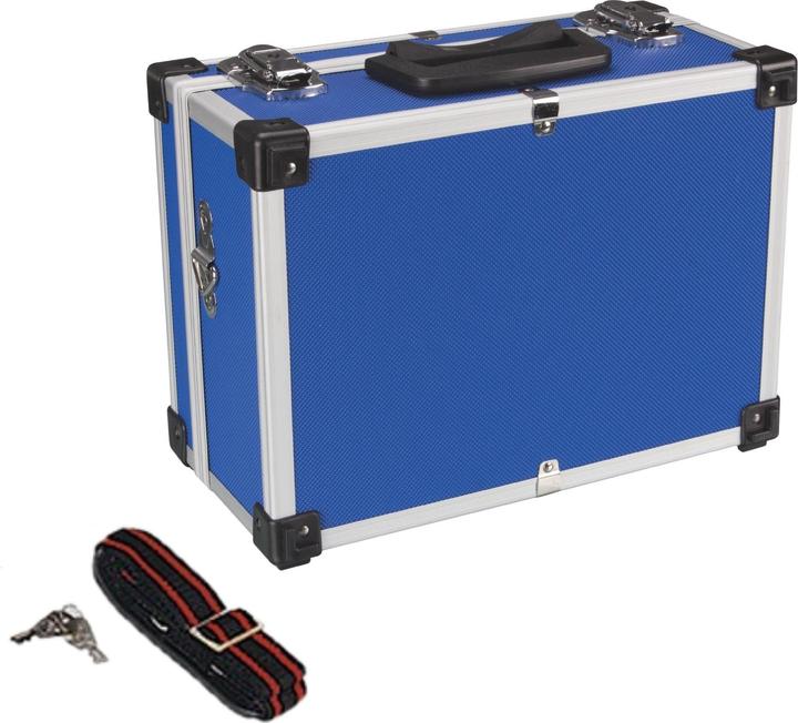 Image du produit Velleman VALISE À OUTILS EN ALUMINIUM - 320 x 230 x 155 mm - BLEU