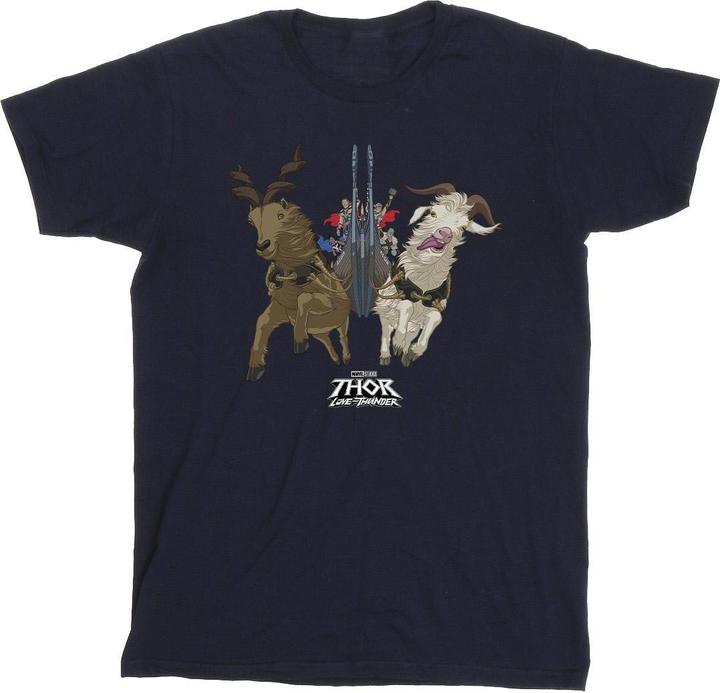 Thor Love And Thunder Viking Ship TShirt (S)