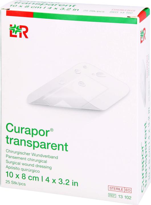 Actual product image Curapor Wundverband 8x10cm transparent (25 x)