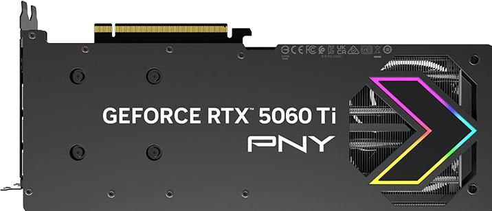 Actual product image PNY GeForce RTX 5060 Ti Epic-X RGB Overclocked Triple Fan (16 GB)