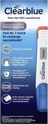 Actual product image Clearblue Digital Early Pregnancy Test X2 - Accurate And Easy To Read Results