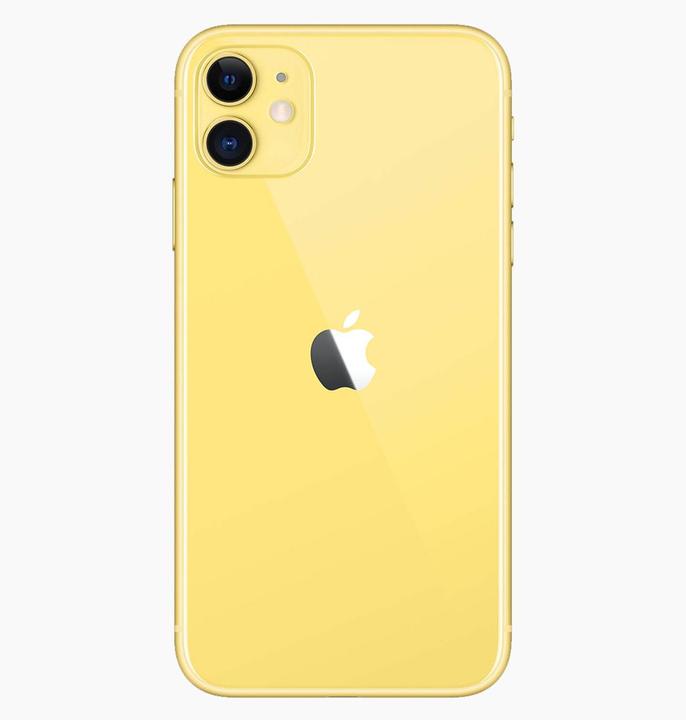 Actual product image Forza Refurbished iPhone 11 (128 GB, Yellow, 6.10", 12 Mpx, SIM + eSIM, A / Like new)