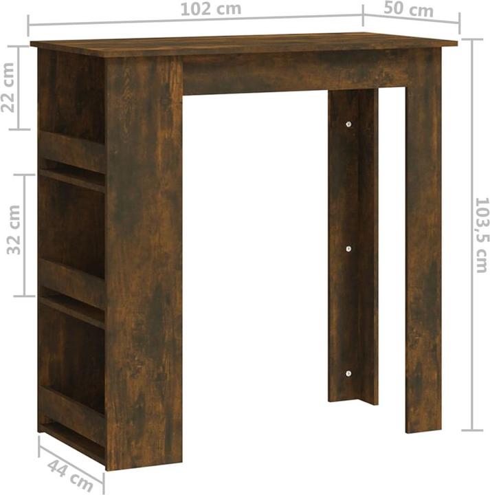 Produktbild vidaXL Stehtisch (102 x 50 x 103.50 cm)