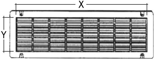 Actual product image Torbel Ventilation grille
