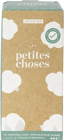 Produktbild Les Petites Choses Tampons mit Applikator super Bio (14 x)
