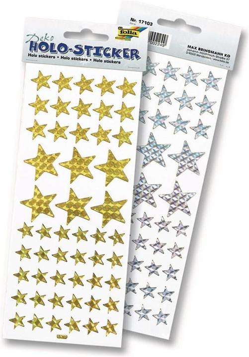 Folia Christmas sticker Holo Stars