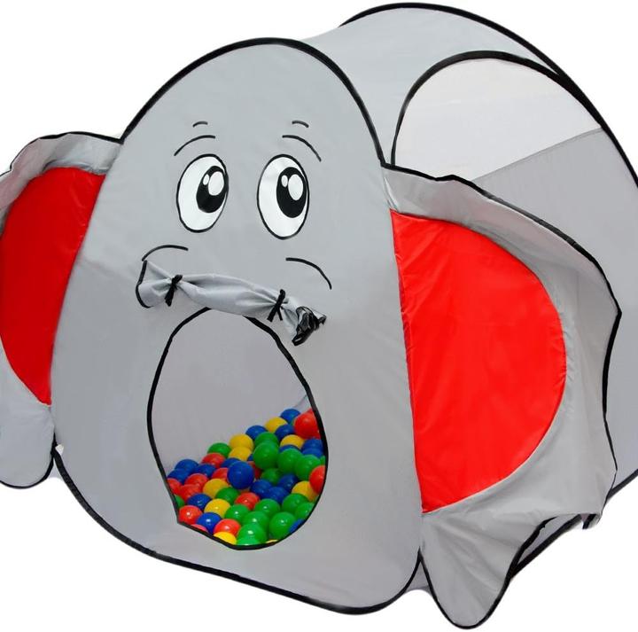 Produktbild LittleTom Bällebad mit Tunnel "Elefant" - inkl. 200 Bälle