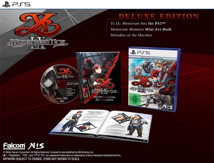 Immagine prodotto NIS Ys IX: Monstrum Nox - Edizione Deluxe (PS5, DE)