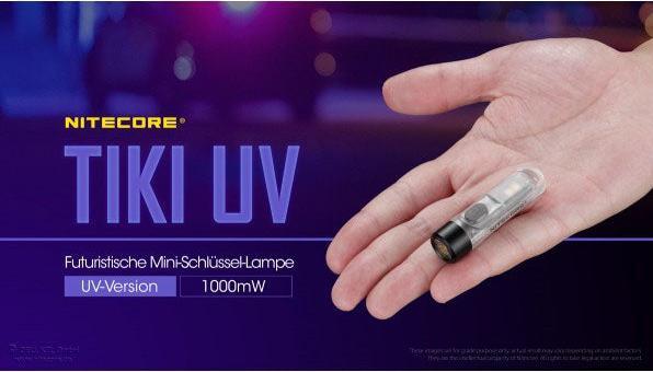 Actual product image Nitecore TIKI UV Keychain Light (5.50 cm, 300 lm)