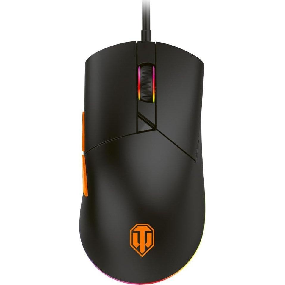 Yenkee INDRUDER WT200 ultraleichte kabelgebundene Gaming-Maus – limitierte Version WORLD OF TANKS, Maus