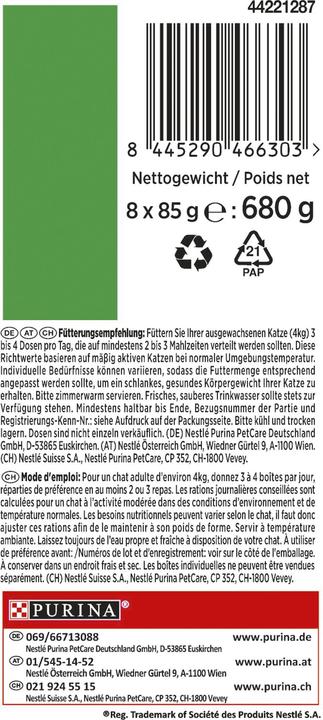 Produktbild Gourmet Natures Crea Fisch (Adult, 1 Stk., 790 g)