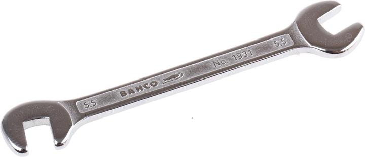 Produktbild Bahco 5,5 mm Doppelmaulschlüssel, Lilliput, verchromt, 80 mm (5.5 mm)