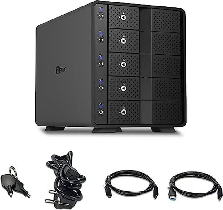Image du produit Fantec MB-X5U31H 5x 3,5 Boîtier (3.5", 2.5")