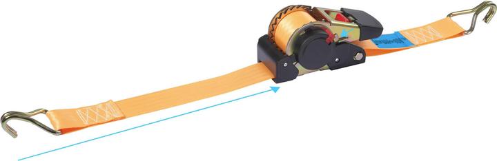 Immagine prodotto Toolcraft TO-8689782 Cinghia di tensionamento auto-retrattile Forza di trazione LC per il fissaggio (singolo)