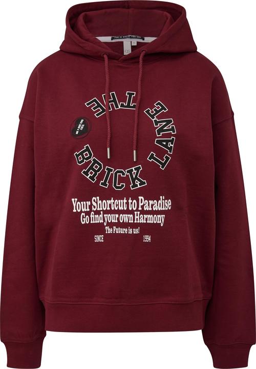 Produktbild s.Oliver Sweatshirt Oversize Hoodie mit Fronprint (L)