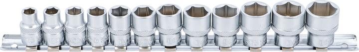 Produktbild BGS Steckschlüssel-Einsatz-Satz, Sechskant | Antrieb Innenvierkant 10 mm (3/8") | SW 8 - 19 mm | 12-tlg. (3/8")
