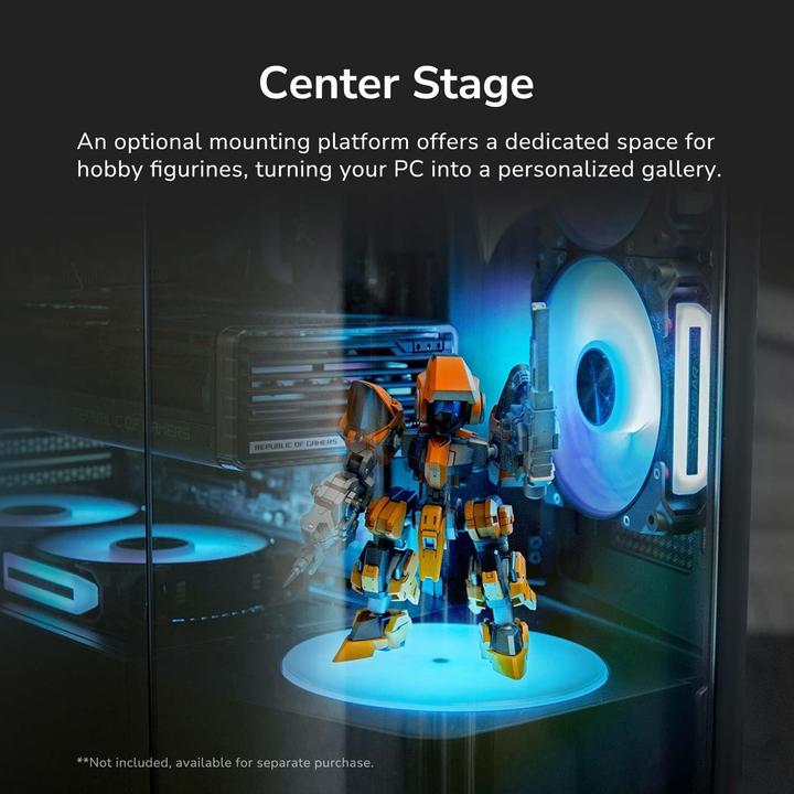 Actual product image Cougar Boitier Moyen Tour E-ATX FV270 RGB avec panneaux vitrés (Noir) (ATX, mATX, Mini-ITX, SSI CEB)