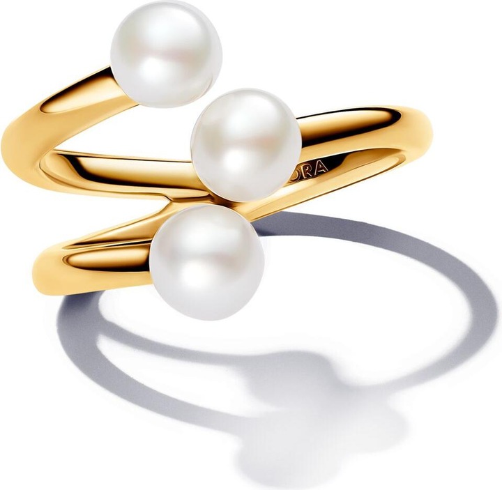 Immagine prodotto Pandora Anello aperto con perle d'acqua dolce trattate (52)