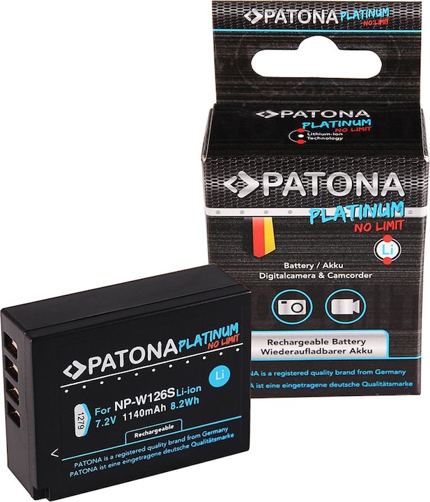 Produktbild Patona NP-W126S Set (Ladegerät, Akku)