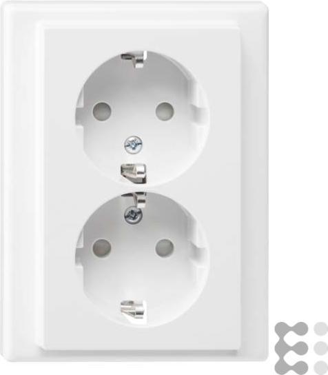 Produktbild Merten SCHUKO-Doppel-Steckdose