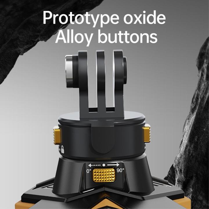 Image du produit Ueli Express Support de casque magnétique avec fermeture rapide (Hero 9 Noir, Hero 10 Noir, Hero 11 Noir, Hero 12 Noir, Hero 13 Noir)