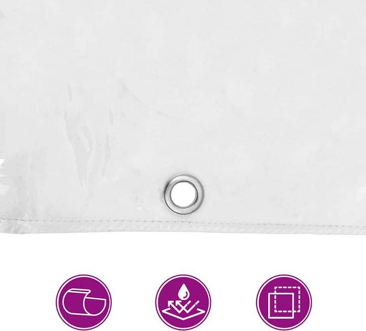 Produktbild vidaXL transparente Plane (3 x 1 m)