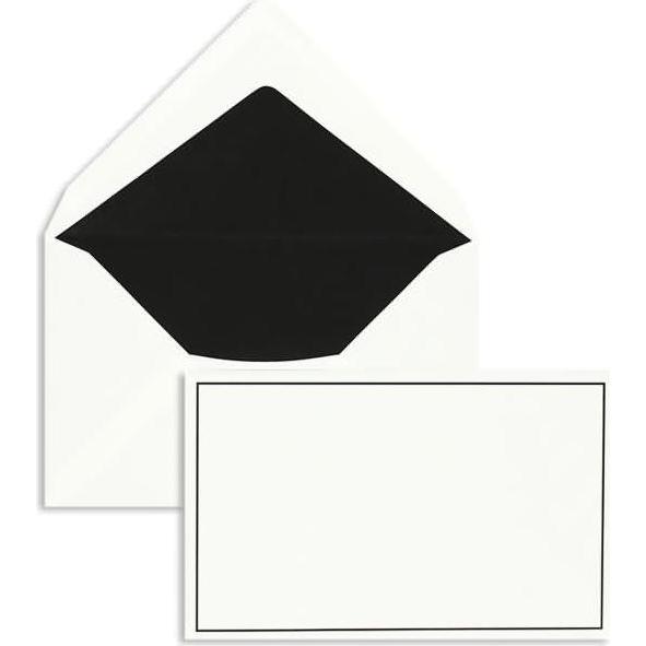 Blanke, Briefumschlag, Trauerumschläge 120x191mm 100g/qm gummiert VE=100 Stück weiss halbmatt (100 x)