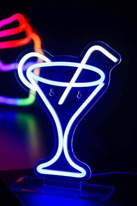 Image du produit Leitmotiv Neon Light Coctail w. Straw