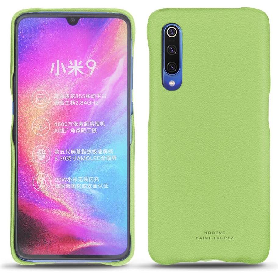 Noreve Lederschutzhülle (Xiaomi Mi 9), Smartphone Hülle, Grün