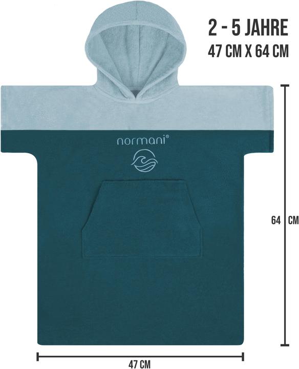 Actual product image Normani Kinder Badeponcho 2-5 Jahre Puwai