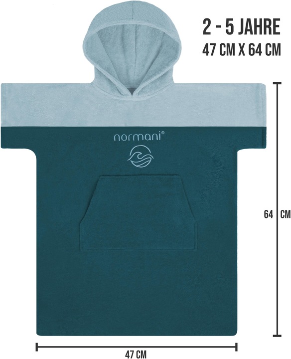 Produktbild Normani Kinder Badeponcho 2-5 Jahre Puwai (2, 3, 4, 5)