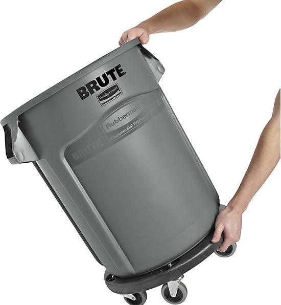 Image du produit Rubbermaid Conteneur universel BRUTE® avec chariot (166 l)