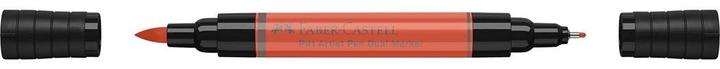 Actual product image Faber-Castell Ink Pen Pitt Artist Pen Dual Scarlet Red (Red, 1 x)